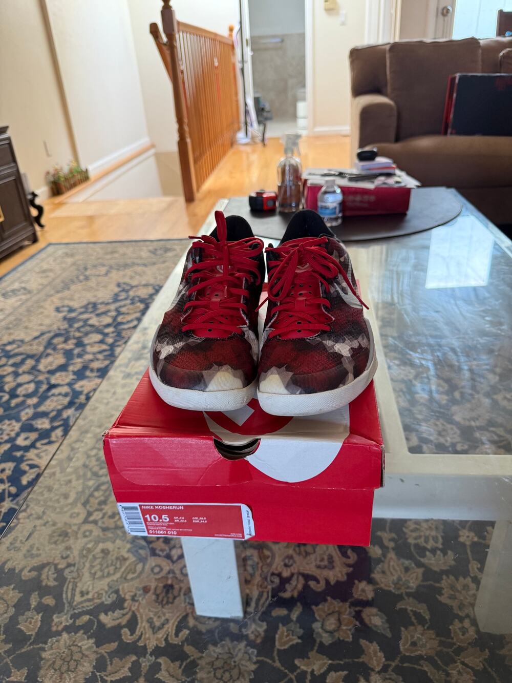 Nike Kobe 8 System Milk Snake Red White Size 11 555035-601 No Box